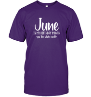 June Birthday Month Unisex Short Sleeve Classic Tee