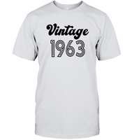 1963 Retro Vintage Birth Year Blast Unisex Short Sleeve Classic Tee