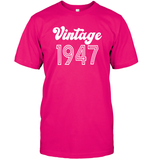 1947 Retro Vintage Birth Year Blast Unisex Short Sleeve Classic Tee