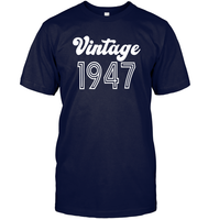 1947 Retro Vintage Birth Year Blast Unisex Short Sleeve Classic Tee