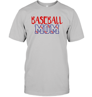 Baseball Mom Shirt, Long Sleeve, Hoodie, and Sweatshirt With Baseball Stripes