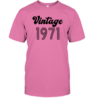 1971 Retro Vintage Birth Year Blast Unisex Short Sleeve Classic Tee