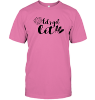 Let's Get Lit 4th Of July Shirt Unisex Short Sleeve Classic Tee