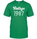1987 Retro Vintage Birth Year Blast Unisex Short Sleeve Classic Tee