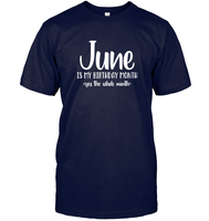 June Birthday Month Unisex Short Sleeve Classic Tee