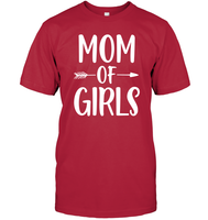 Mom Of Girls Family Shirt Unisex Short Sleeve Classic Tee