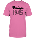 1945 Retro Vintage Birth Year Blast Unisex Short Sleeve Classic Tee