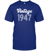 1947 Retro Vintage Birth Year Blast Unisex Short Sleeve Classic Tee
