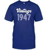 1947 Retro Vintage Birth Year Blast Unisex Short Sleeve Classic Tee