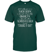 God Really Gave Me A Thick Body Shirt Unisex Short Sleeve Classic Tee