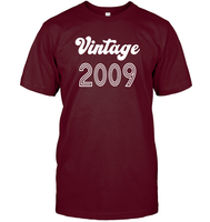 2009 Retro Vintage Birth Year Blast Unisex Short Sleeve Classic Tee