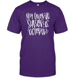 My Favorite Season Is October Shirt – Celebrate Spooky Season in Style Unisex Short Sleeve Classic Tee