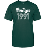 1991 Retro Vintage Birth Year Blast Unisex Short Sleeve Classic Tee
