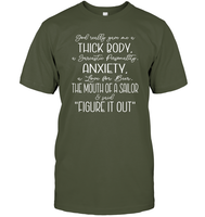 God Really Gave Me A Thick Body Shirt Unisex Short Sleeve Classic Tee
