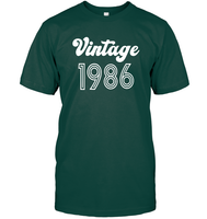 1986 Retro Vintage Birth Year Blast Unisex Short Sleeve Classic Tee