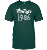 1986 Retro Vintage Birth Year Blast Unisex Short Sleeve Classic Tee
