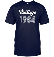 1984 Retro Vintage Birth Year Blast Unisex Short Sleeve Classic Tee