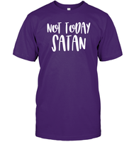 Not Today Satan Family Shirt Unisex Short Sleeve Classic Tee