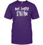 Not Today Satan Family Shirt Unisex Short Sleeve Classic Tee