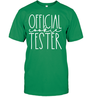 Official Cookie Tester Christmas Shirt Unisex Short Sleeve Classic Tee