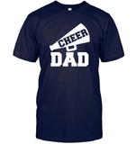 Cheer Dad With Megaphone Unisex Short Sleeve Classic Tee