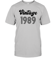 1989 Retro Vintage Birth Year Blast Unisex Short Sleeve Classic Tee