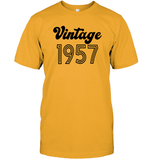 1957 Retro Vintage Birth Year Blast Unisex Short Sleeve Classic Tee