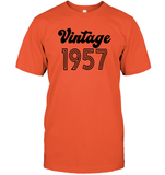 1957 Retro Vintage Birth Year Blast Unisex Short Sleeve Classic Tee