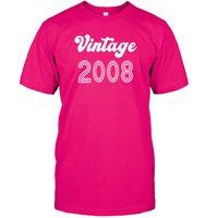 2008 Retro Vintage Birth Year Blast Unisex Short Sleeve Classic Tee