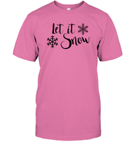 Let It Snow Christmas Shirt Unisex Short Sleeve Classic Tee