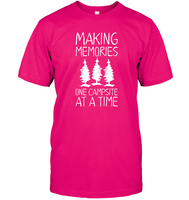 Making Memories One Campsite At A Time Unisex Short Sleeve Classic Tee