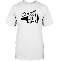 Cheer Mom With Megaphone Unisex Short Sleeve Classic Tee