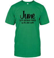 June Birthday Month Unisex Short Sleeve Classic Tee