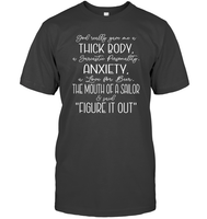 God Really Gave Me A Thick Body Shirt Unisex Short Sleeve Classic Tee