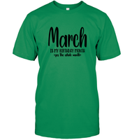 March Birthday Month Unisex Short Sleeve Classic Tee
