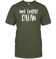Not Today Satan Family Shirt Unisex Short Sleeve Classic Tee