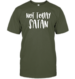 Not Today Satan Family Shirt Unisex Short Sleeve Classic Tee