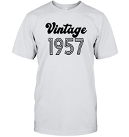 1957 Retro Vintage Birth Year Blast Unisex Short Sleeve Classic Tee