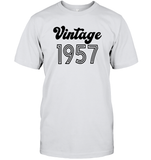 1957 Retro Vintage Birth Year Blast Unisex Short Sleeve Classic Tee