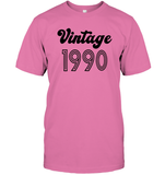 1990 Retro Vintage Birth Year Blast Unisex Short Sleeve Classic Tee