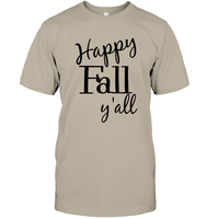 Happy Fall Y’all Shirt Unisex Short Sleeve Classic Tee