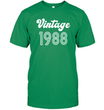 1988 Retro Vintage Birth Year Blast Unisex Short Sleeve Classic Tee