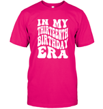 In My Thirteenth Birthday Era Birthday Shirt Unisex Short Sleeve Classic Tee