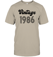 1986 Retro Vintage Birth Year Blast Unisex Short Sleeve Classic Tee