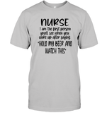 Nurse Hold My Beer Nurse Shirt Unisex Short Sleeve Classic Tee