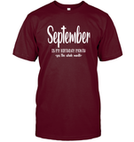 September Birthday Month Unisex Short Sleeve Classic Tee
