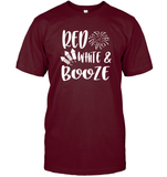 Red White And Booze 4th Of July Shirt Unisex Short Sleeve Classic Tee