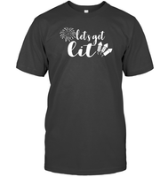 Let's Get Lit 4th Of July Shirt Unisex Short Sleeve Classic Tee