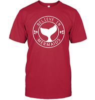 Believe In Mermaids Shirt Unisex Short Sleeve Classic Tee