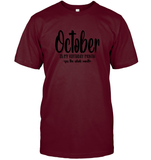 October Birthday Month Unisex Short Sleeve Classic Tee